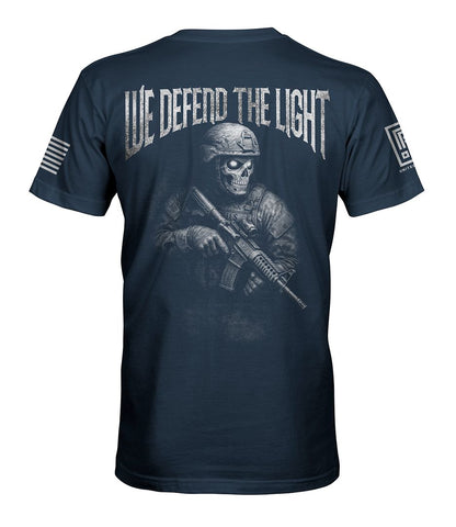 In Darkness We Defend The Light Men's Patriotic T-Shirt