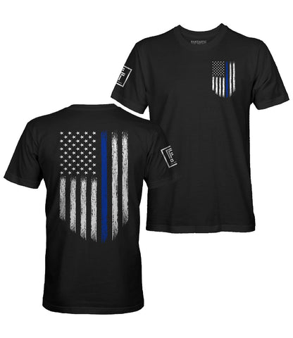 Thin Blue Line Flag T-Shirt