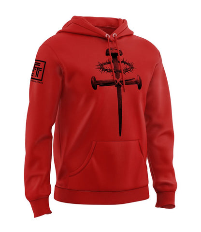 Forged Victory: Nail & Cross Sweatshirt