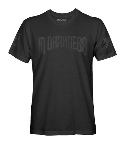 In Darkness We Defend The Light Men's Stealth Patriotic T-Shirt