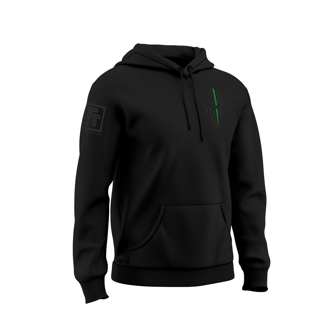 Green Line Skull Stealth Sweatshirt