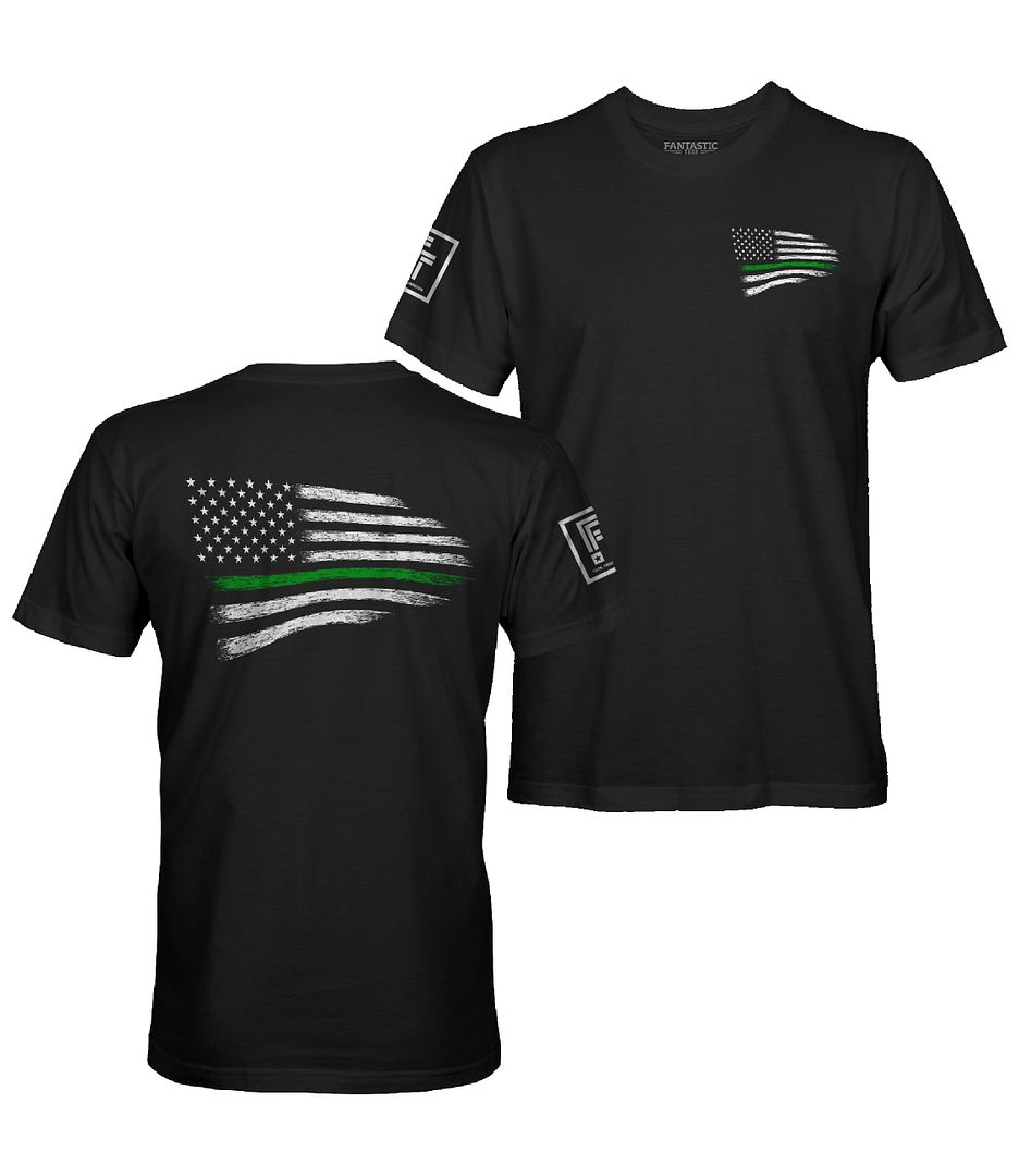 American Green Line T-Shirt