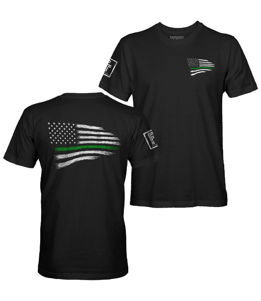 American Green Line T-Shirt