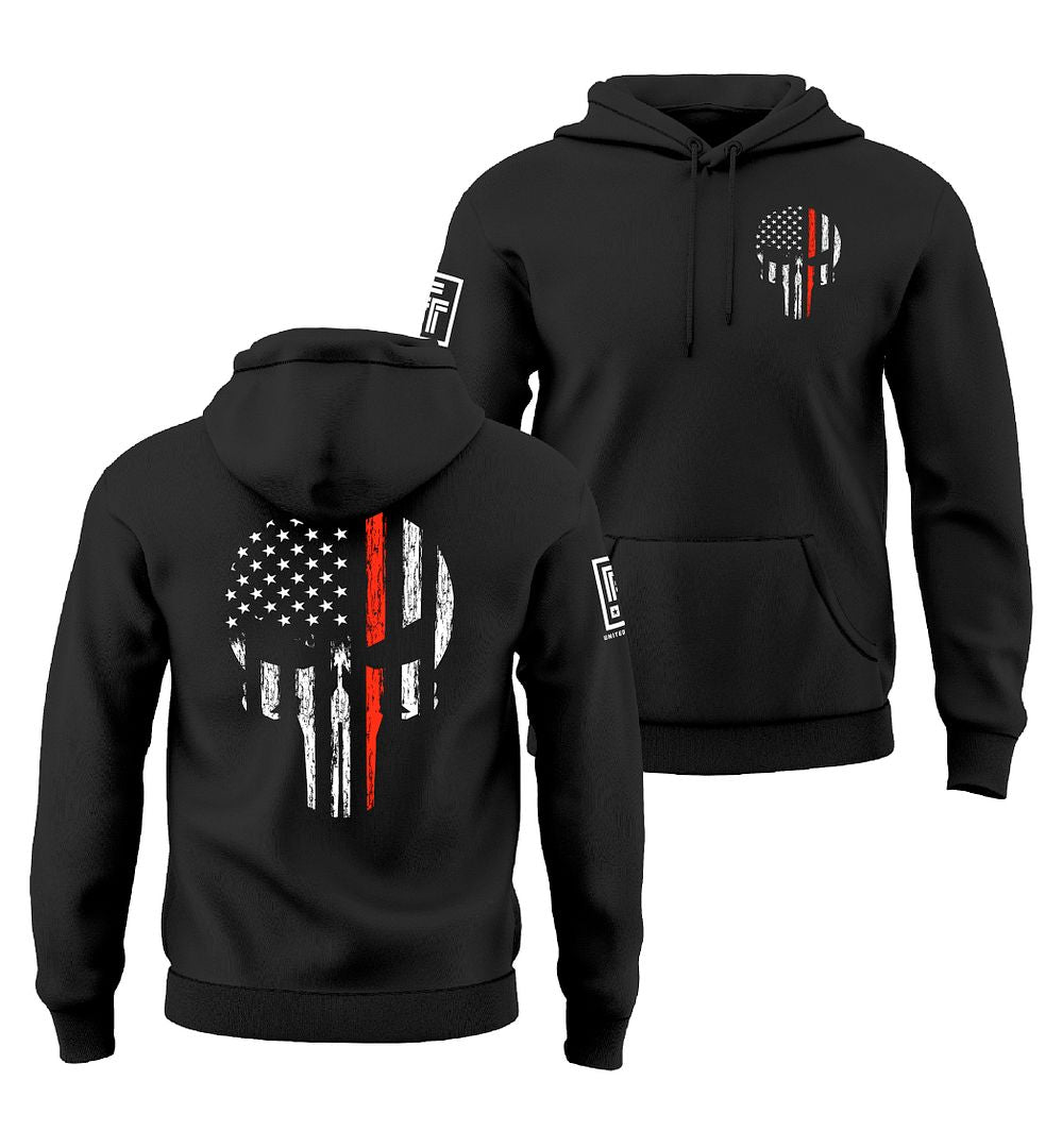 Red Line Skull Sweatshirt