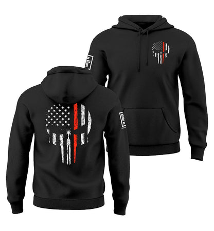 Red Line Skull Sweatshirt