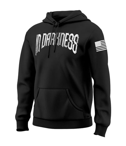 In Darkness We Defend the Light Men's Patriotic Sweatshirt