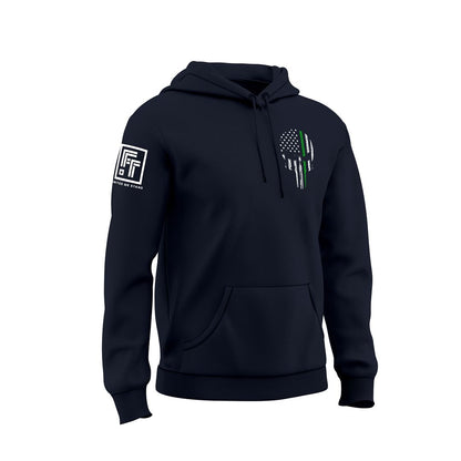 Green Line Skull Sweatshirt