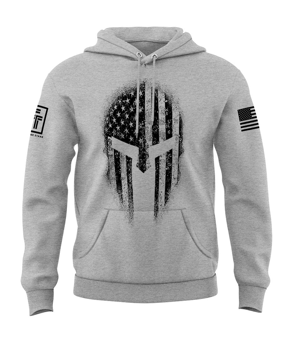 American Flag Spartan Sweatshirt
