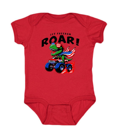 Let Freedom Roar Baby Bodysuit