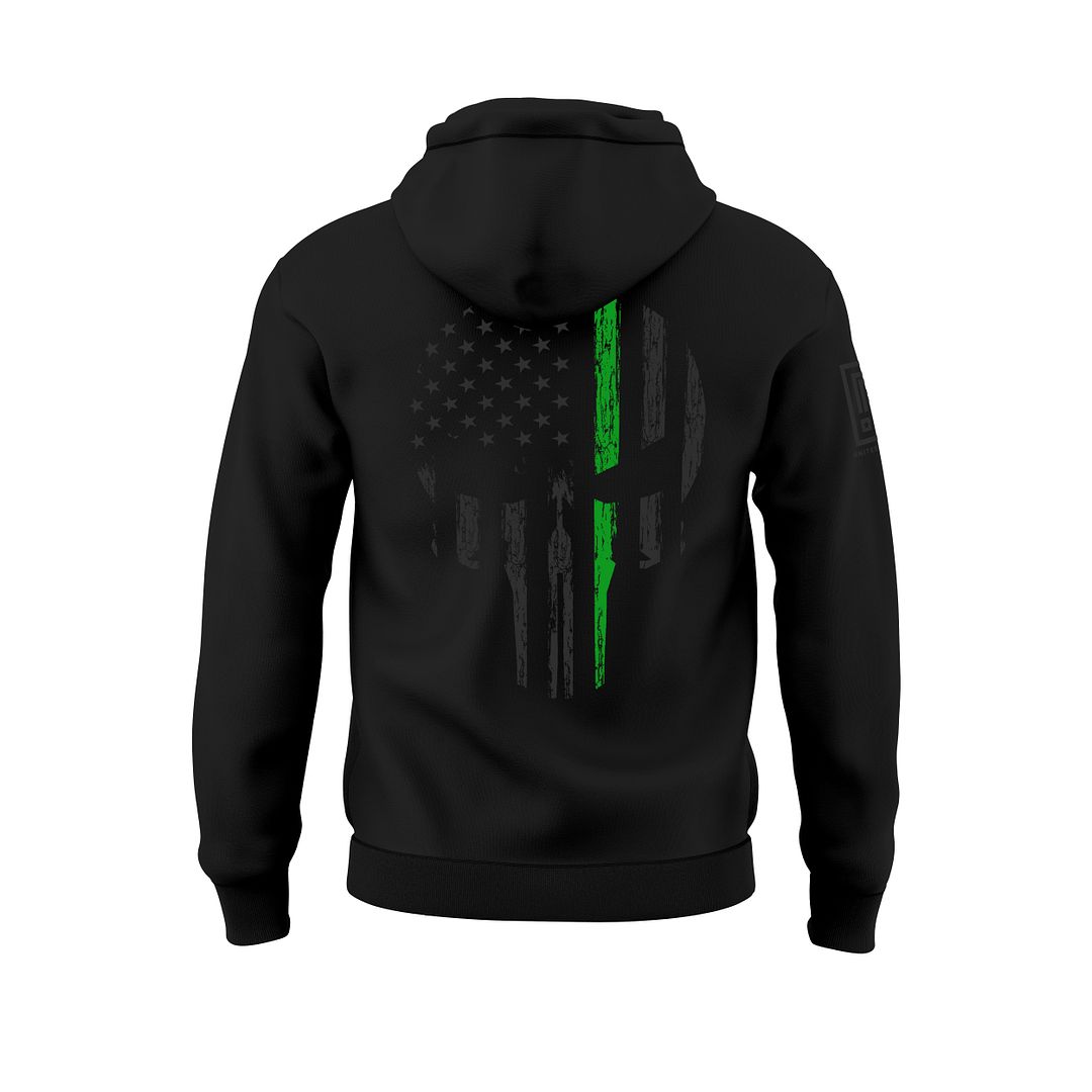 Green Line Skull Stealth Sweatshirt