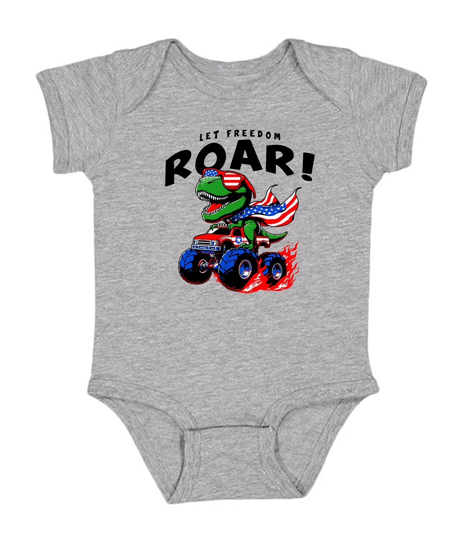 Let Freedom Roar Baby Bodysuit