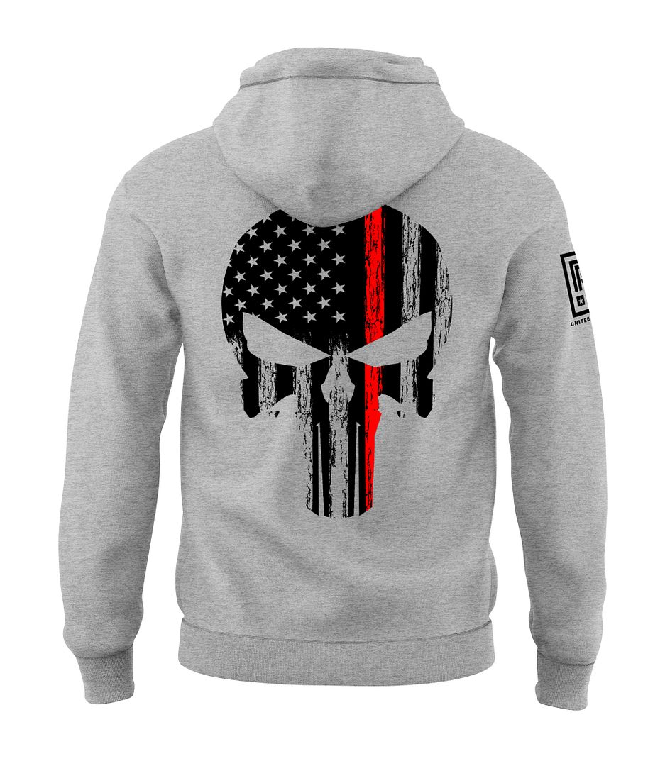 Red Line Skull Sweatshirt