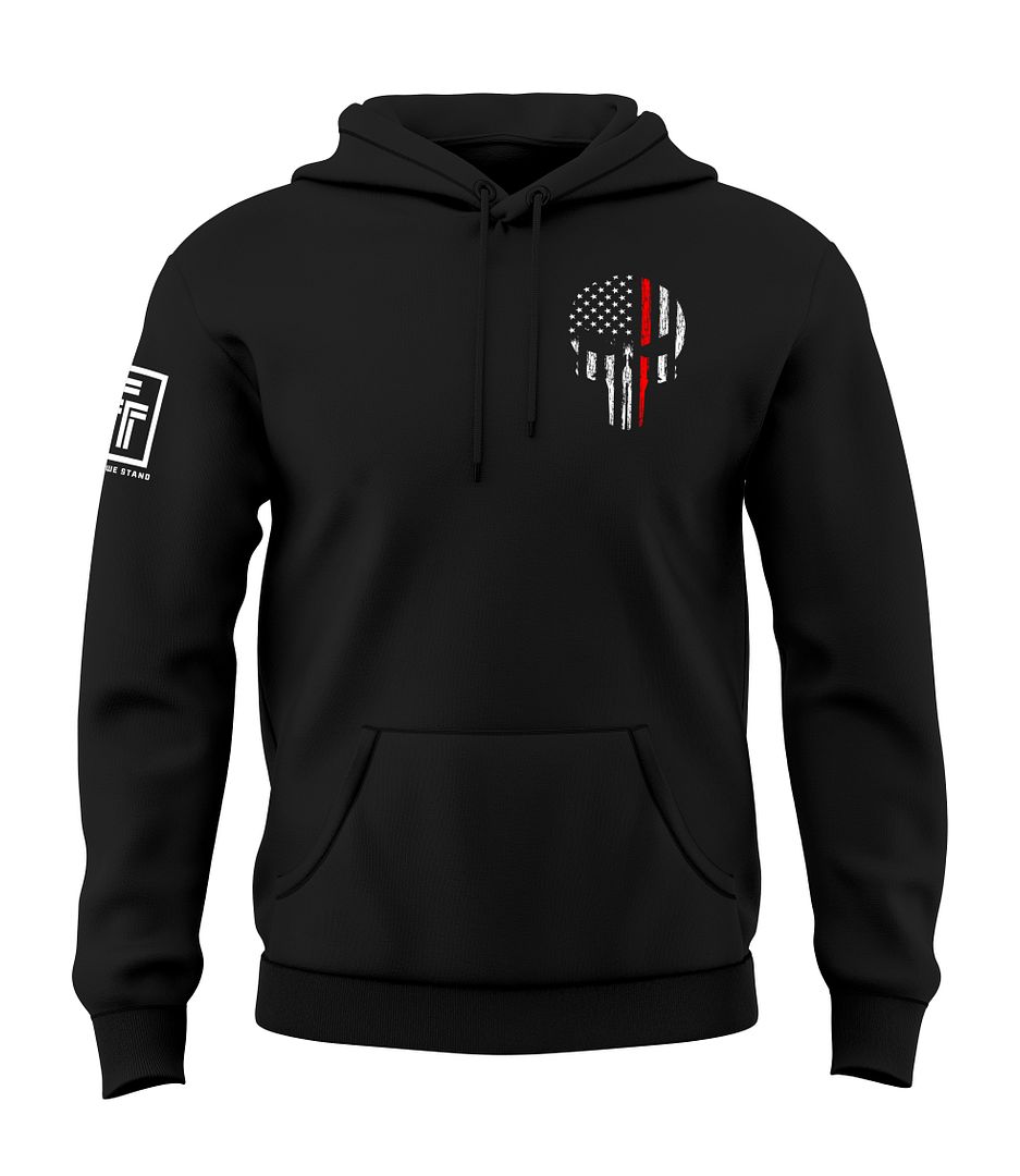 Red Line Skull Sweatshirt