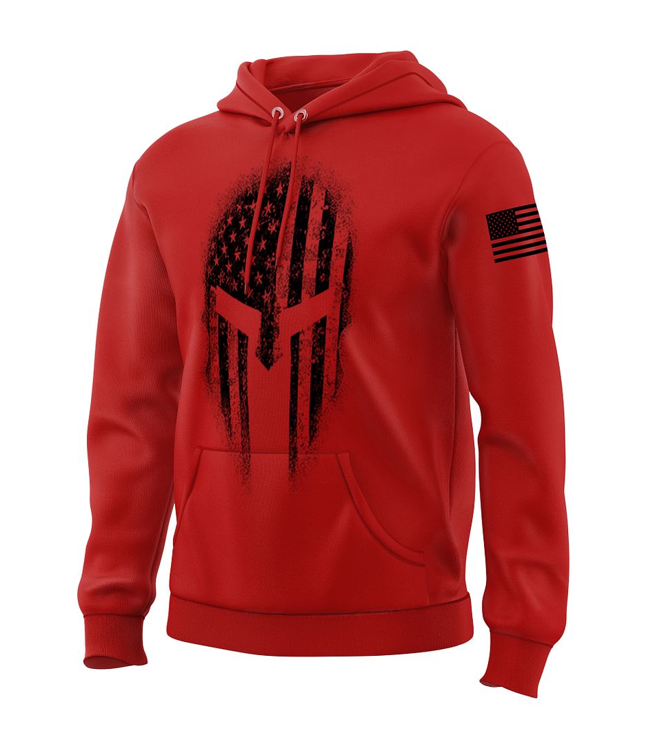 American Flag Spartan Sweatshirt