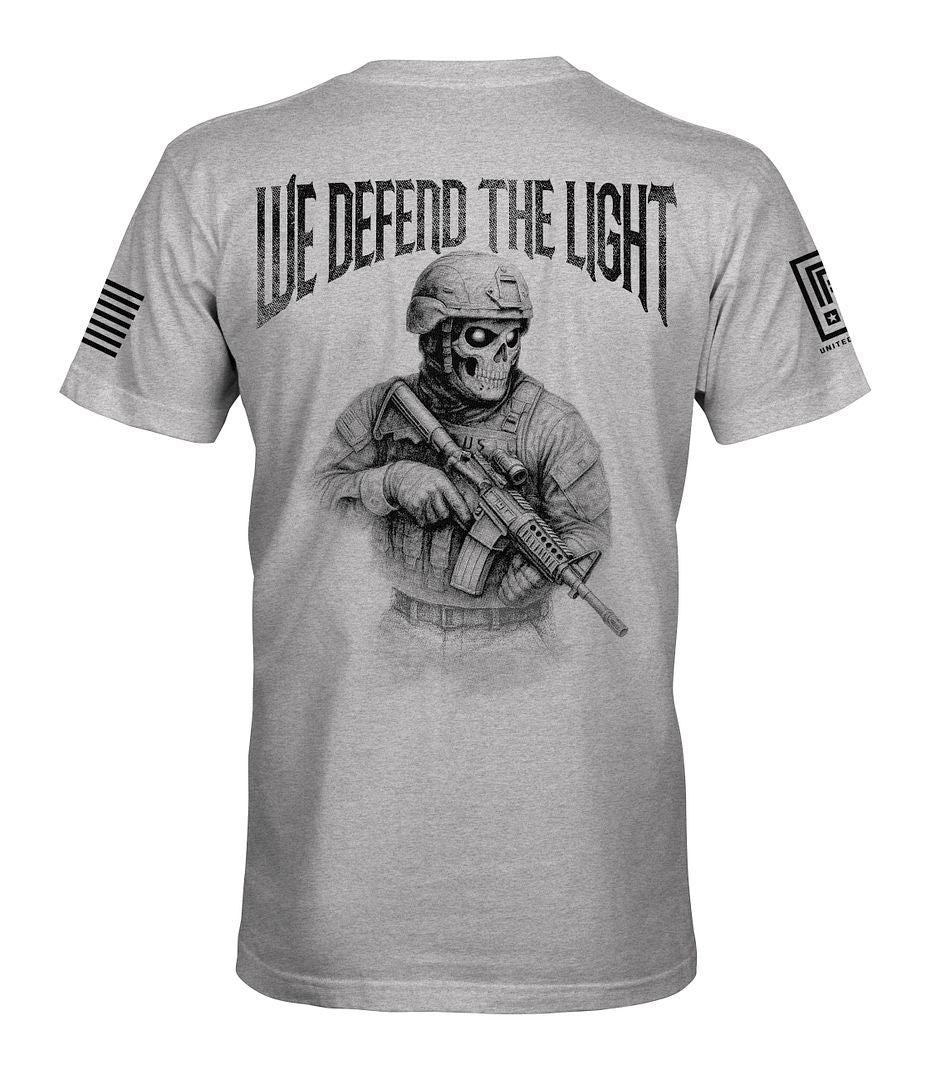 In Darkness We Defend The Light Men's Patriotic T-Shirt