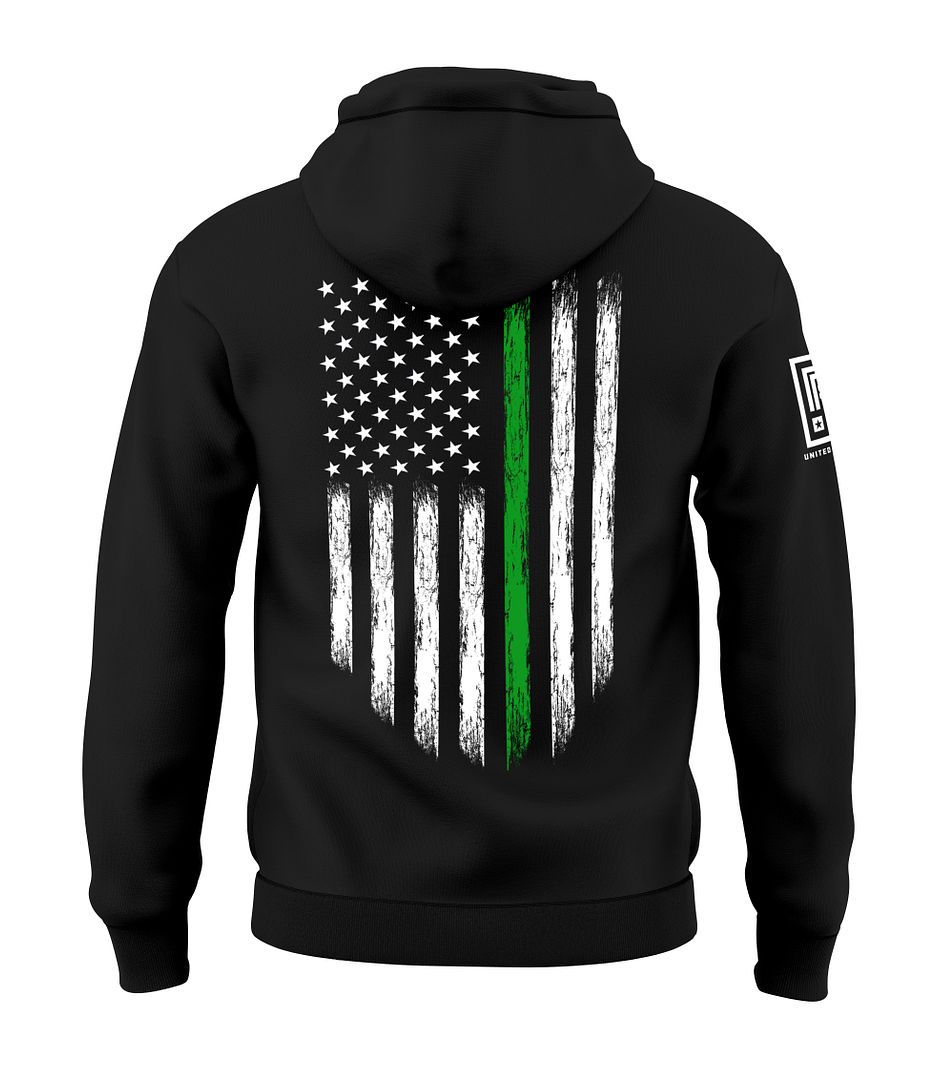 Thin Green Line Flag Sweatshirt