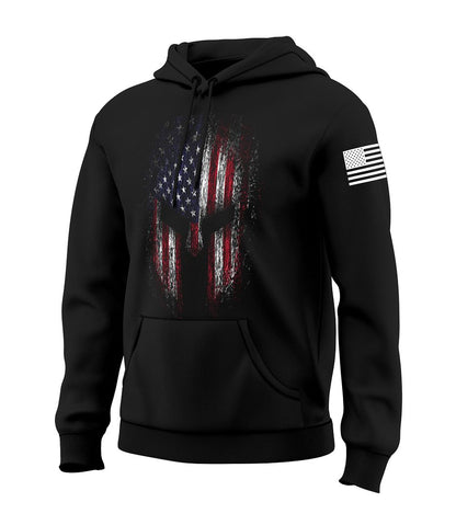 American Flag Spartan Sweatshirt