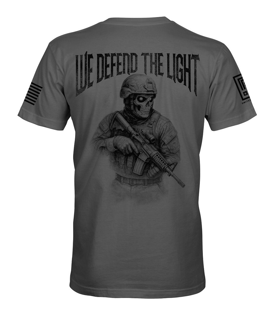 In Darkness We Defend The Light Men's Patriotic T-Shirt