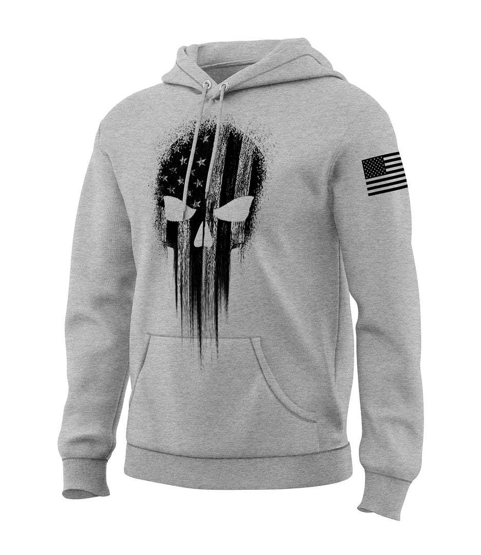 American Flag Skull Sweatshirt