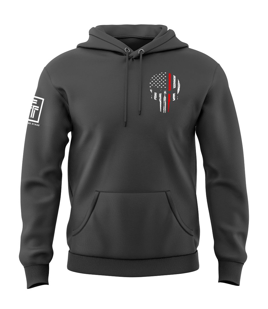Red Line Skull Sweatshirt
