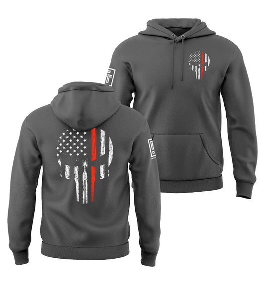 Red Line Skull Sweatshirt