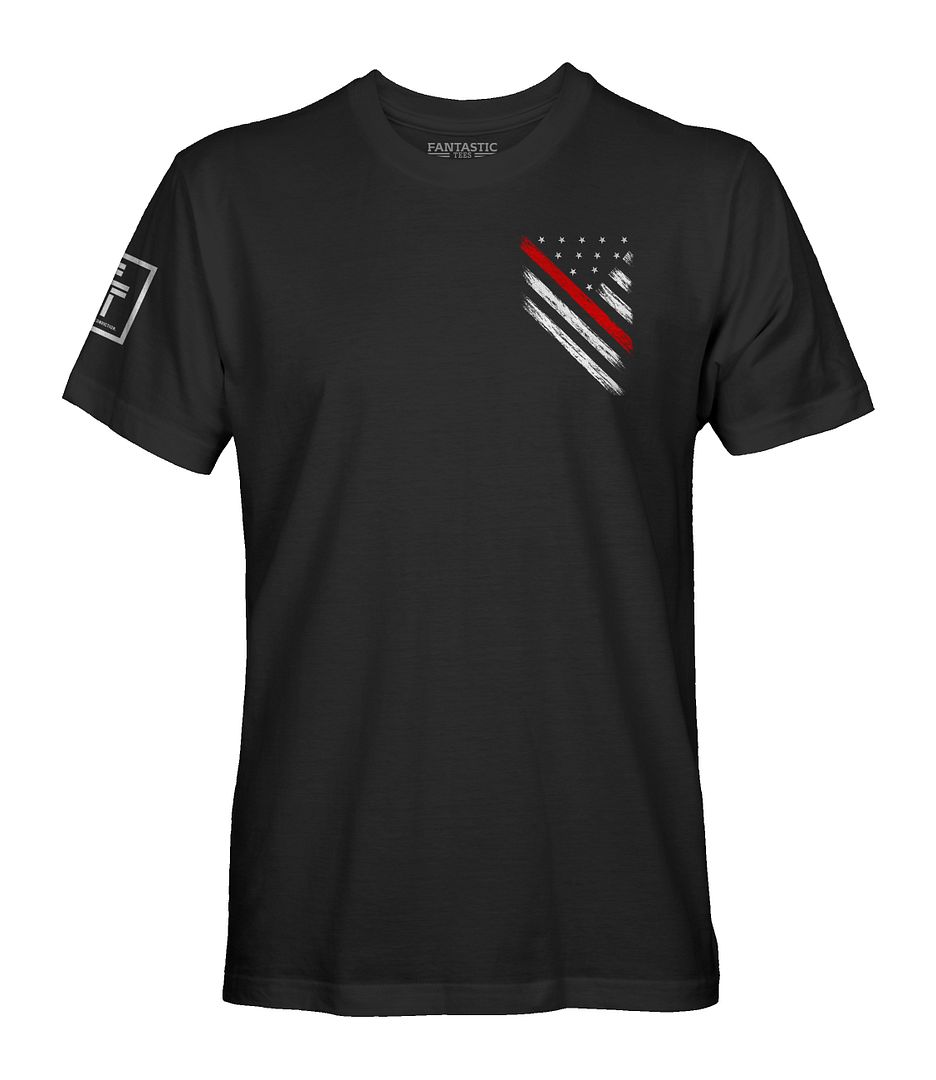 Red Line Flag T-Shirt