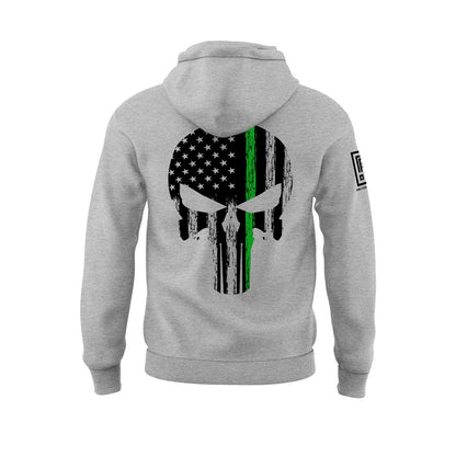 Green Line Skull Sweatshirt