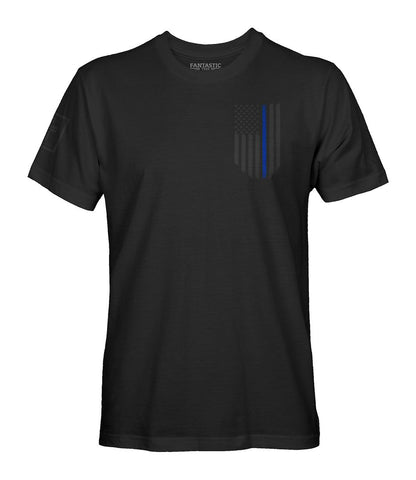 Thin Blue Line Flag Stealth T-Shirt