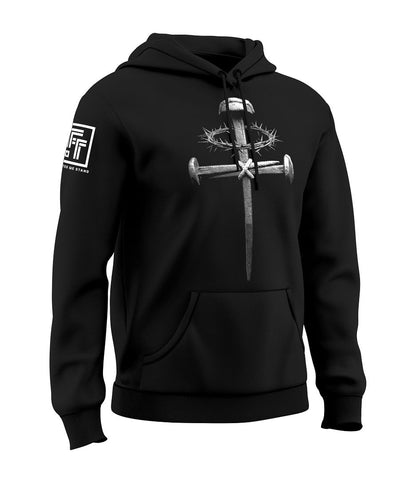 Forged Victory: Nail & Cross Sweatshirt