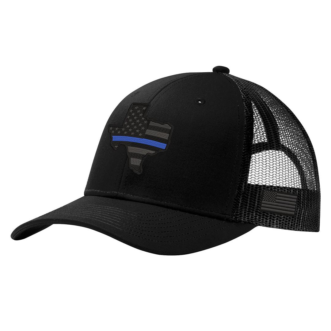 Texas Blue Line Stealth Trucker Hat