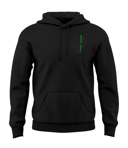 Green Line Skull Stealth Sweatshirt