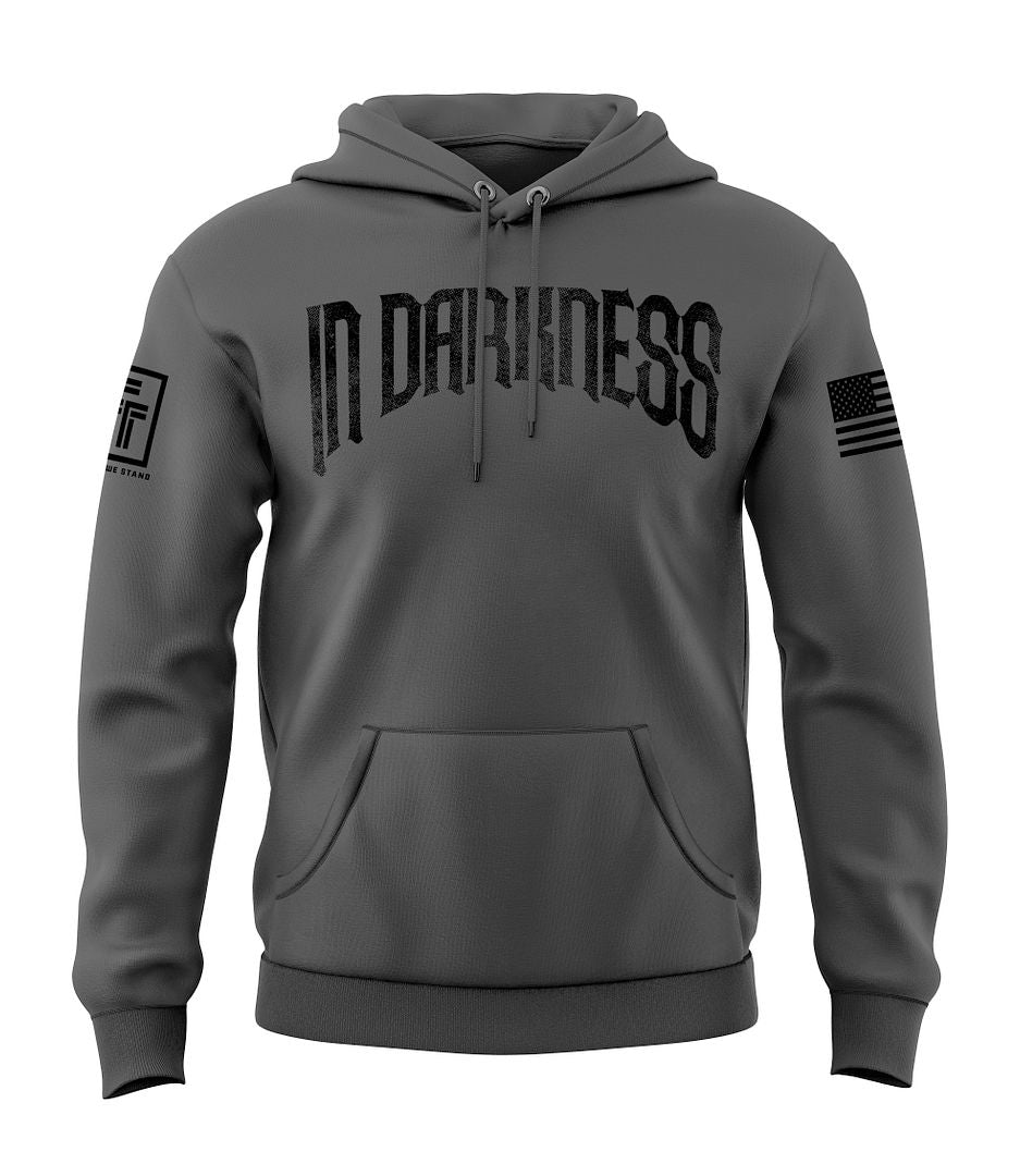 In Darkness We Defend the Light Men's Patriotic Sweatshirt