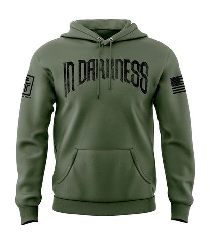 In Darkness We Defend the Light Men's Patriotic Sweatshirt