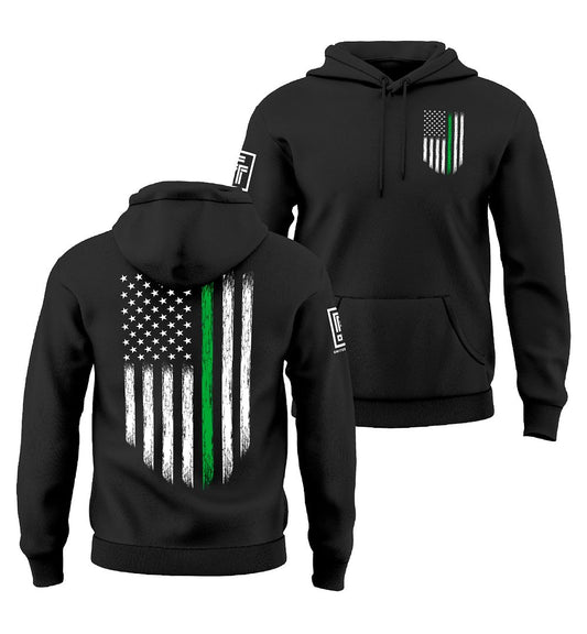 Thin Green Line Flag Sweatshirt