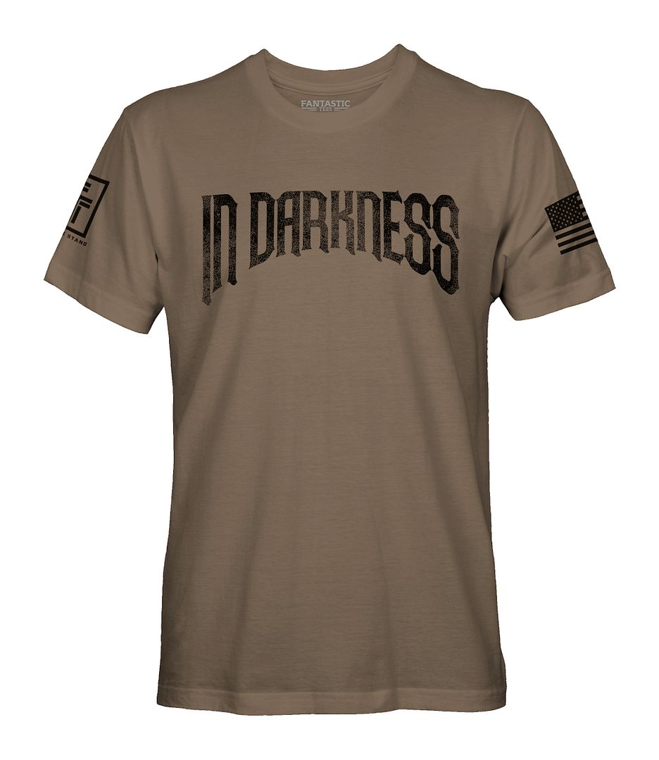 In Darkness We Defend The Light Men's Patriotic T-Shirt