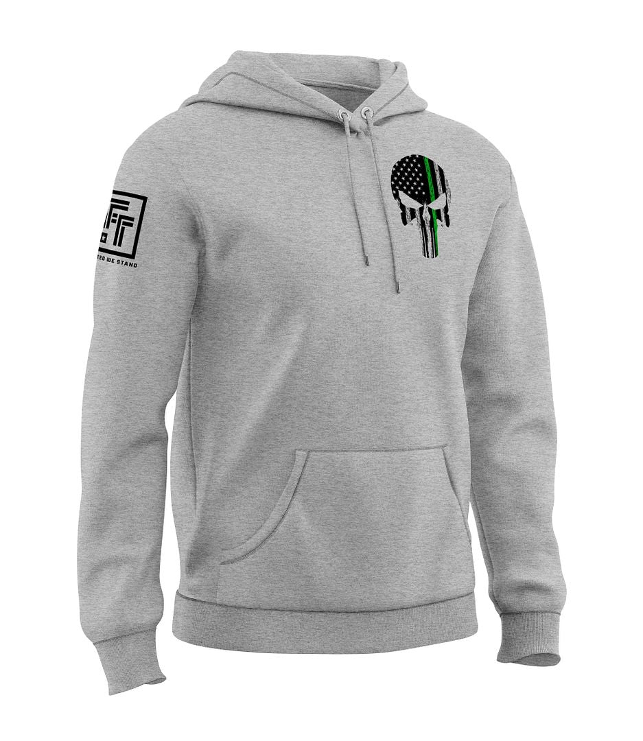 Green Line Skull Sweatshirt