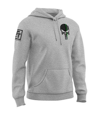Green Line Skull Sweatshirt