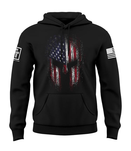 American Flag Spartan Sweatshirt