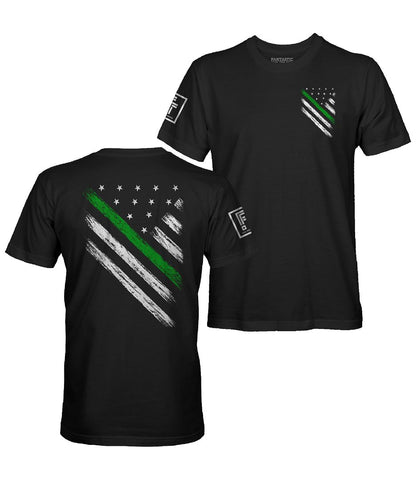 Green Line Flag T-shirt