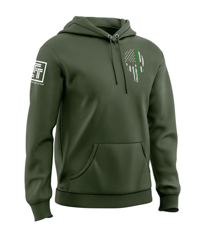 Green Line Skull Sweatshirt
