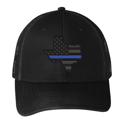 Texas Blue Line Stealth Trucker Hat