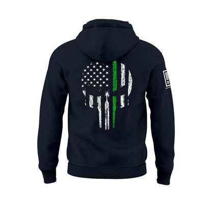 Green Line Skull Sweatshirt