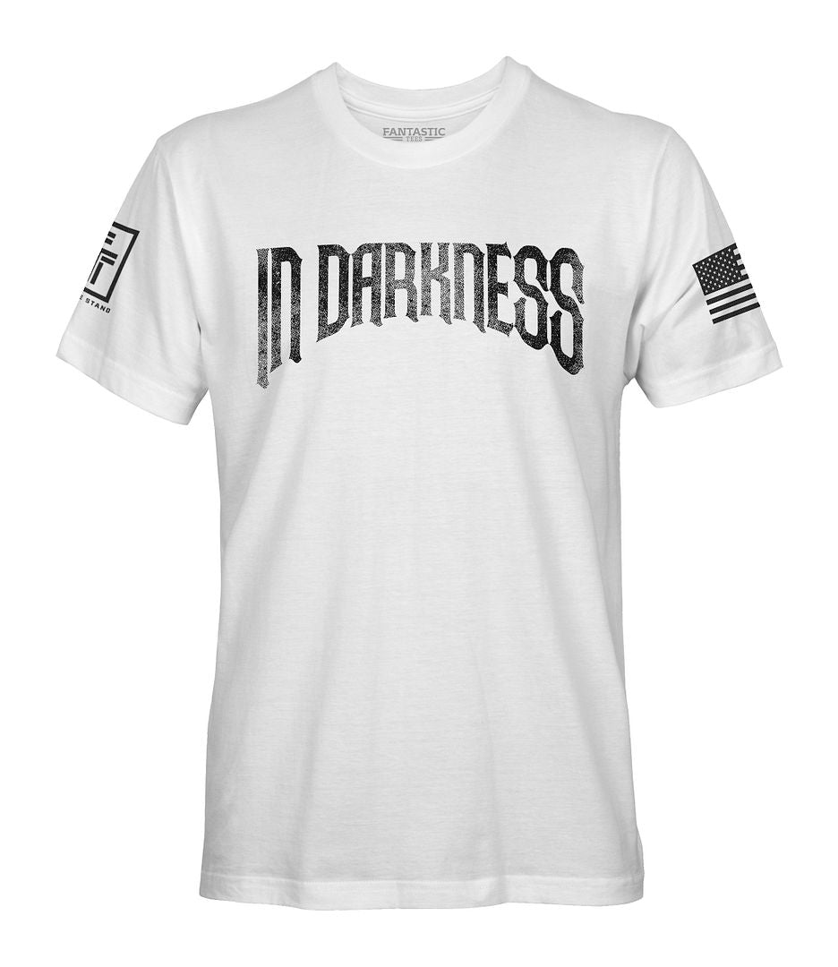 In Darkness We Defend The Light Men's Patriotic T-Shirt
