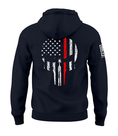 Red Line Skull Sweatshirt