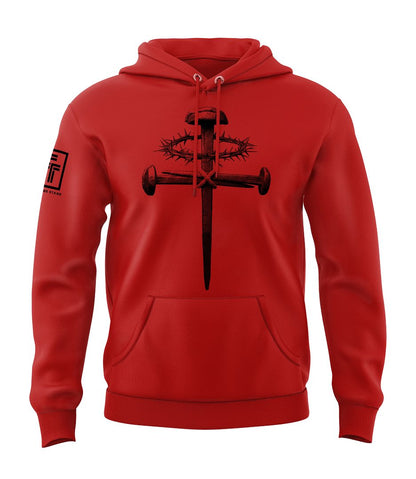 Forged Victory: Nail & Cross Sweatshirt