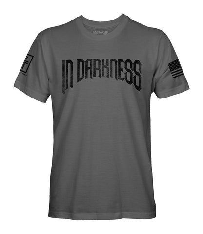 In Darkness We Defend The Light Men's Patriotic T-Shirt