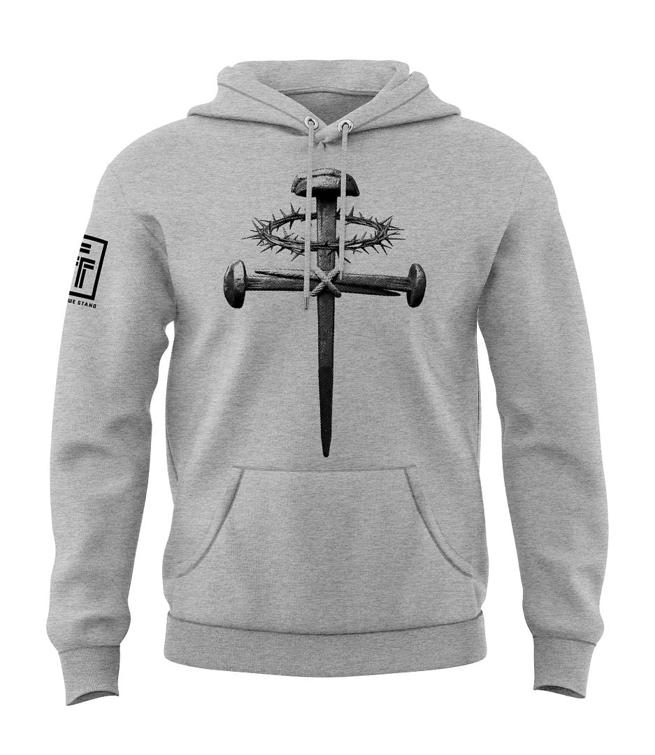 Forged Victory: Nail & Cross Sweatshirt