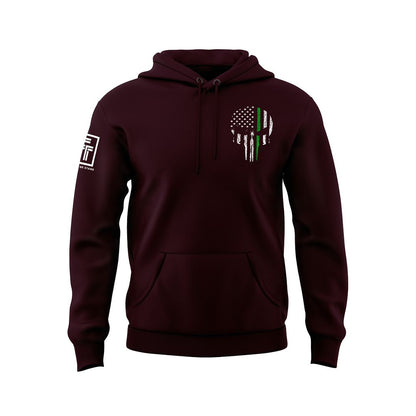 Green Line Skull Sweatshirt