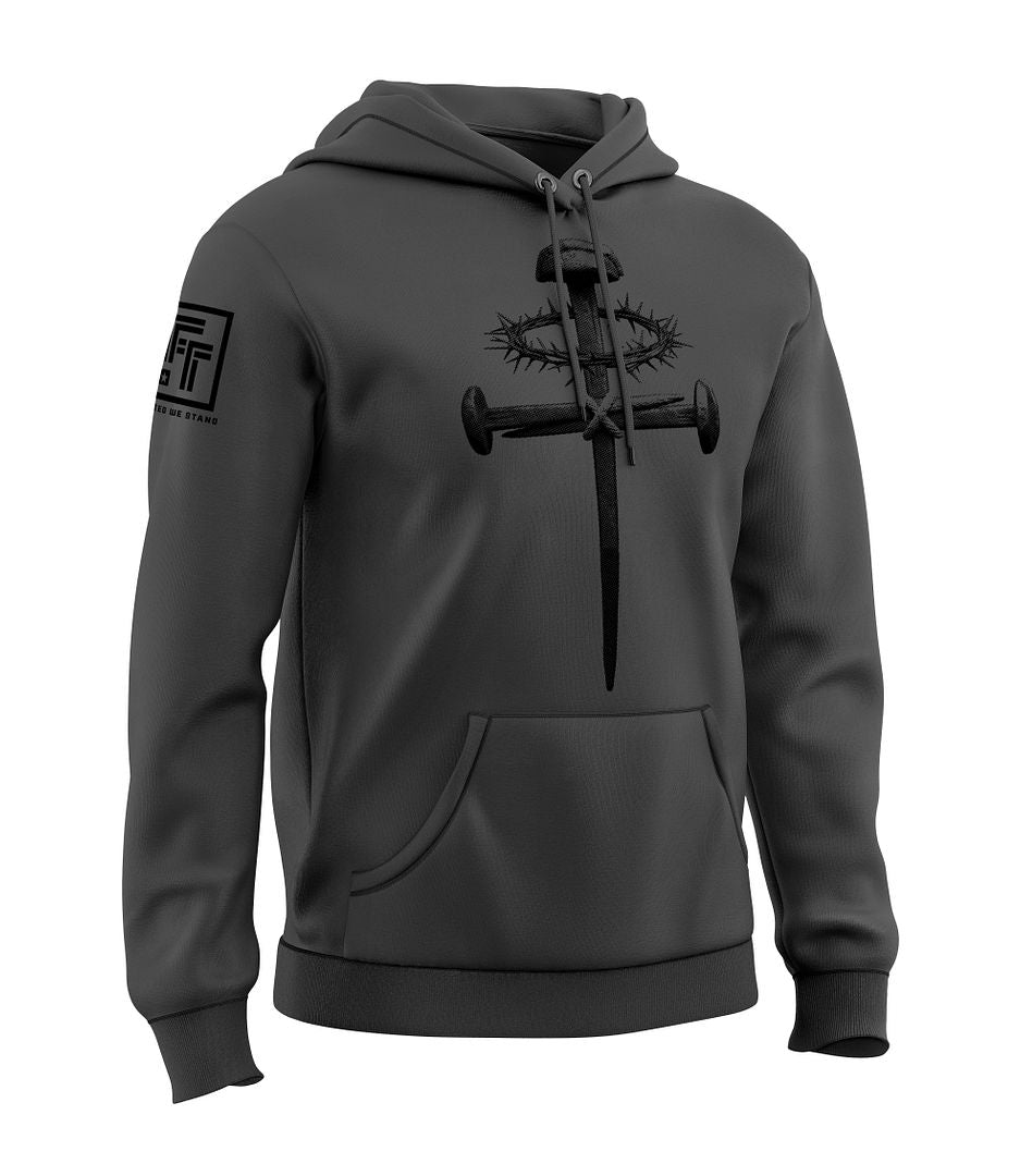 Forged Victory: Nail & Cross Sweatshirt