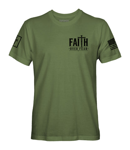 Faith Over Fear Nail Cross T-Shirt